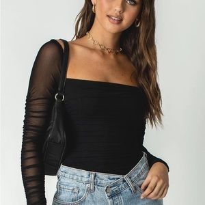 Abercrombie mesh bodysuit